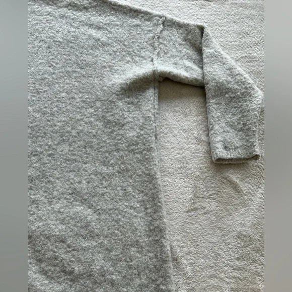 Free People Phantom Long Open-Front Cardigan, Gray - Picture 8 of 14